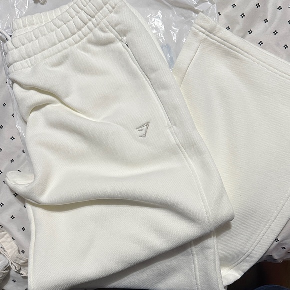 Gymshark Pants - Brand new GS Analis Cruz sweatpants - M white